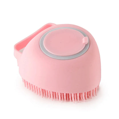 Pet Bath & Massage Brush – Soft Silicone Grooming Brush for Dogs & Cats | PetNestIndia