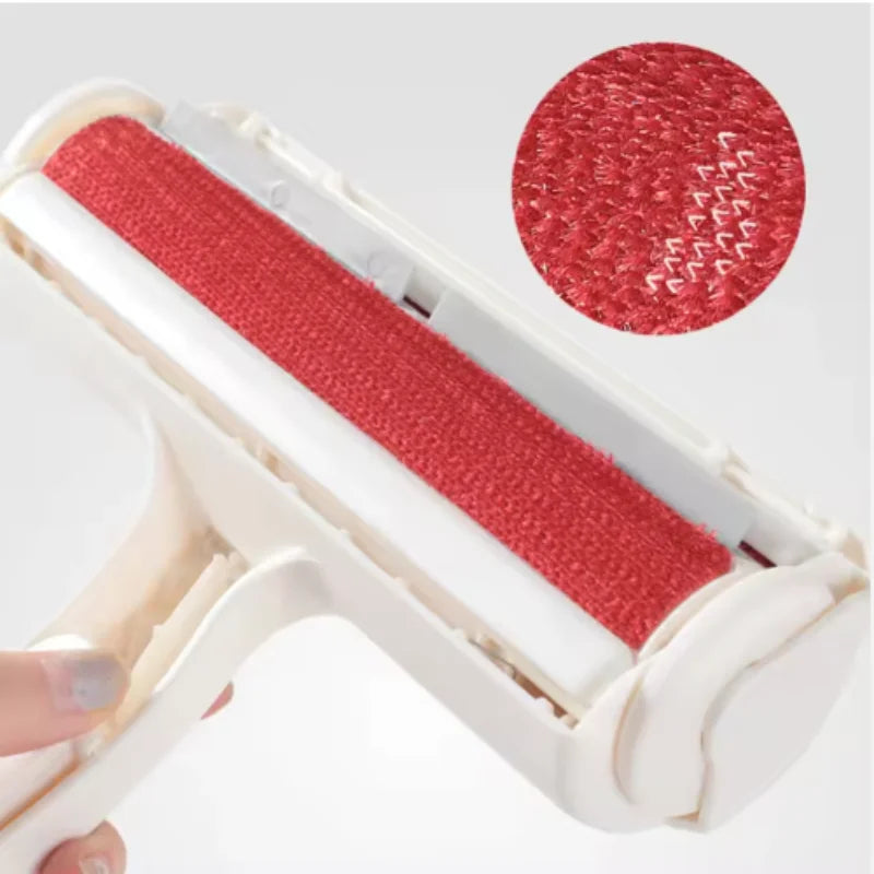 Self-Cleaning Pet Hair Remover Roller – Reusable Dog & Cat Fur Cleaner