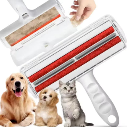 Self-Cleaning Pet Hair Remover Roller – Reusable Dog & Cat Fur Cleaner