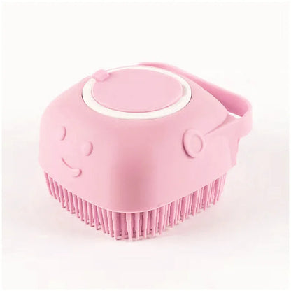 Pet Bath & Massage Brush – Soft Silicone Grooming Brush for Dogs & Cats | PetNestIndia
