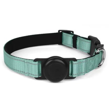 Heavy-Duty Dog Collar with AirTag Holder – Padded & Comfortable Adjustable Collar